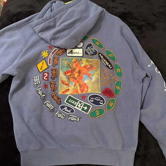 SUPREME PATCHES SPIRAL HOODED SWEATSHIRT - Picture 5 of 15